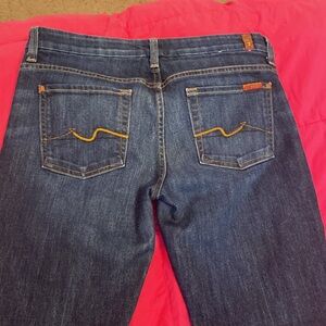 7 For All Mankind Kimmie Bootcut Women's Blue Jeans